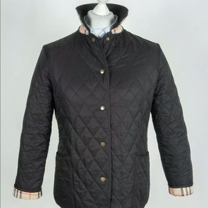 Burberry Quilted Jacket Black